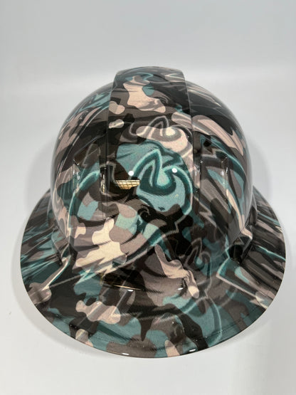 Full Brim Hard Hat Hydro Dipped Philadelphia Eagles Camo