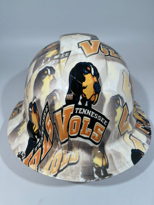 Full Brim Hard Hat Hydro Dipped Tennessee Vols