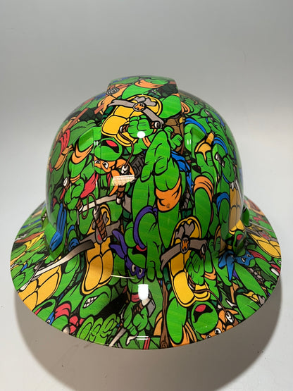 Full Brim Hard Hat Hydro Dipped Teenage Mutant Ninja Turtles