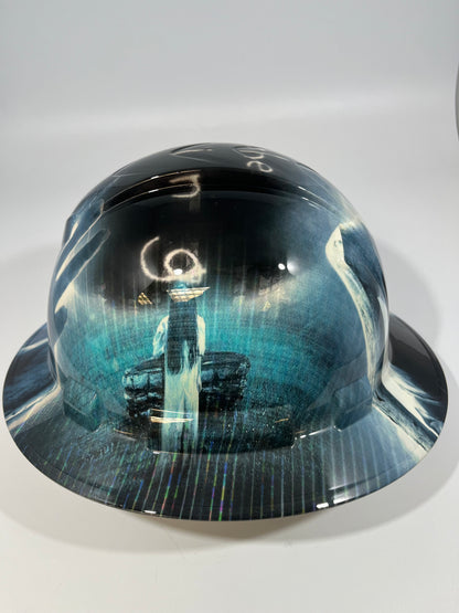 Full Brim Hard Hat Hydro Dipped The Ring