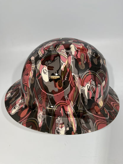 Full Brim Hard Hat Hydro Dipped WASHINGTON COMMANDERS CAMO