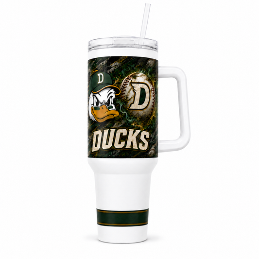 Ducks Baseball 40oz handled team tumbler