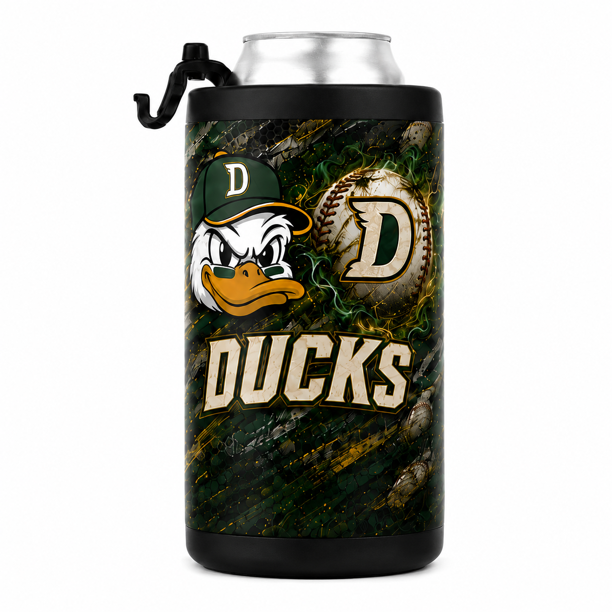 Ducks Baseball 4-in-1 team can koozie