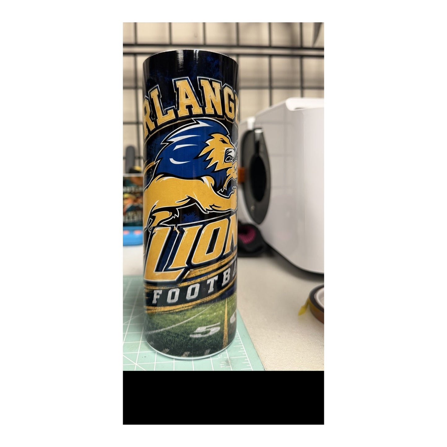 Erlanger Lions Football approved team design reference