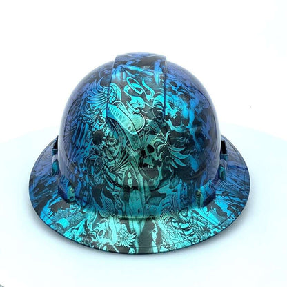 Badass hard hat with a Hydro dipped design 