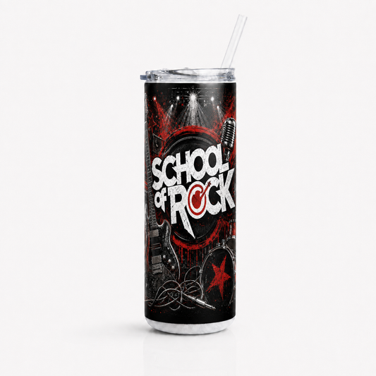 School of Rock Northern Kentucky 20oz fundraiser tumbler