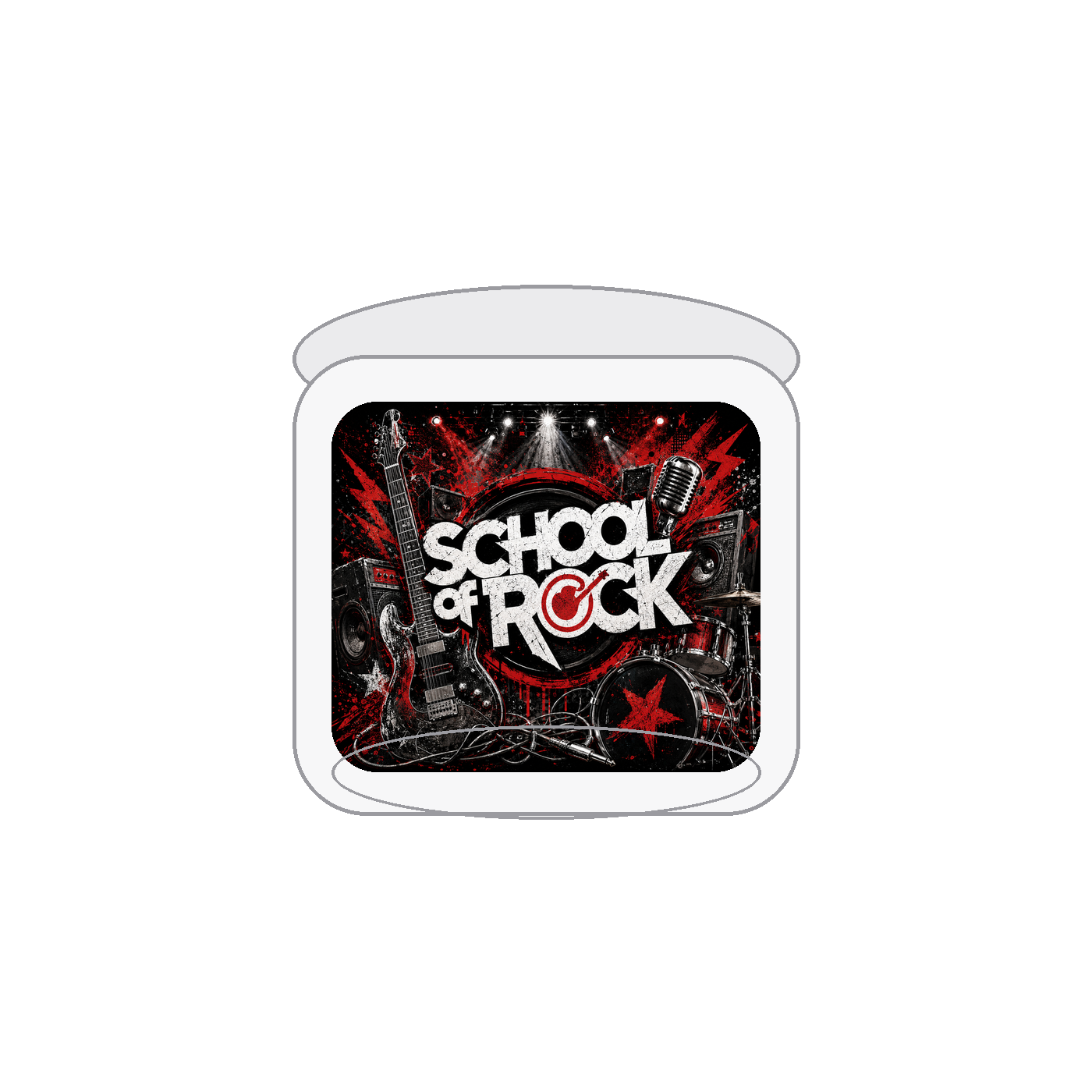 School of Rock 4-in-1 fundraiser can koozie