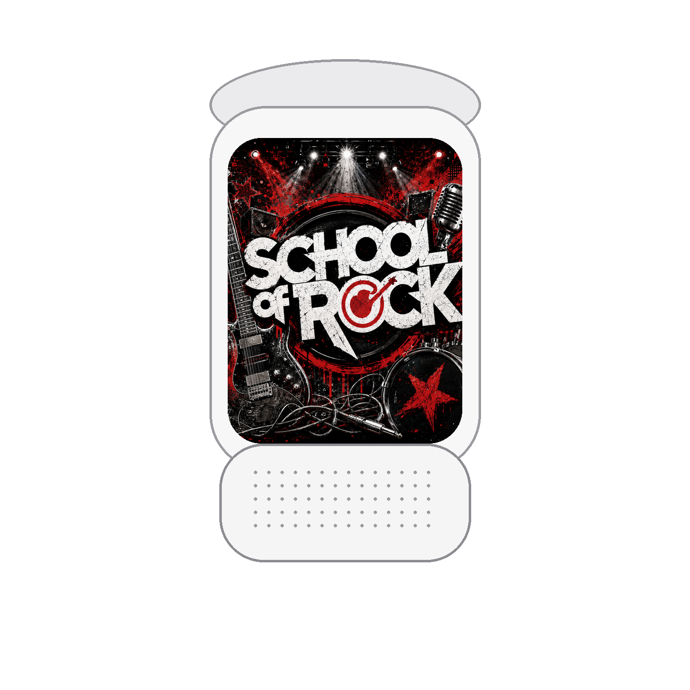 School of Rock 20oz speaker fundraiser tumbler