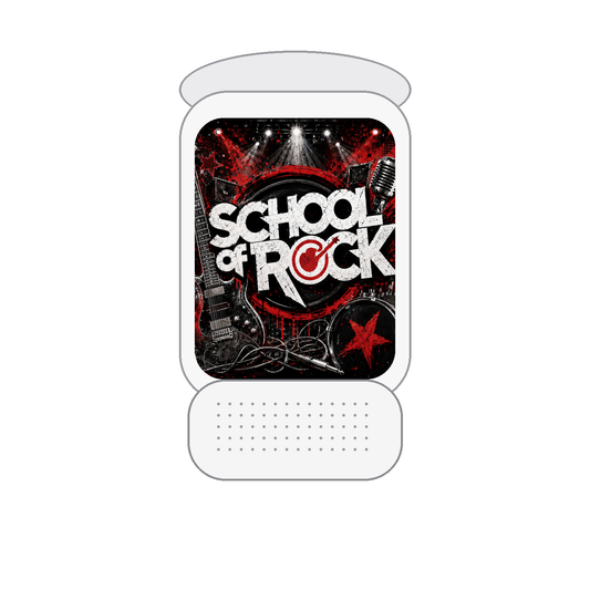 School of Rock 20oz speaker fundraiser tumbler