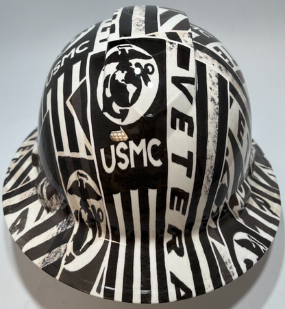 Bad ass hardhat with  hydro dipped Forces design