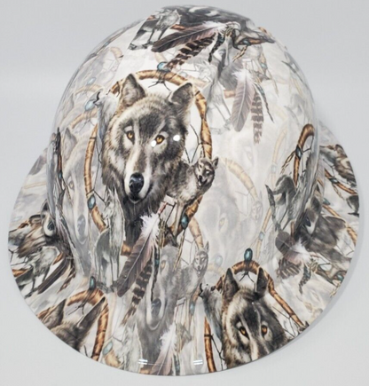 Badass hard hat with a Hydro dipped design 